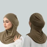 Nouveau Jersey Hijab instantané pour femmes musulmanes Hijab solide extensible sous-capuchon foulard multi-fonctionnel bandeau casquette intérieure de prière