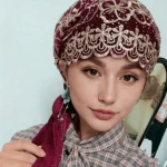 Casquettes de chapeau brodées islamiques pour femmes, bandeau Hijab musulman, écharpe instantanée, Turban musulman, Bandana splendide