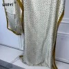 winyi robe africaine avec ceinture pour femme, abaya, dubaï, tenue musulmane de luxe, col ras du cou, kaftan imprimé, maxi longueur, style boho
