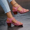 sandales à talons hauts pour femmes 2025summer nouvelles sandales à talons compensés sandales en cuir rétro dames sandales à plate forme décontractée sandalias mujer