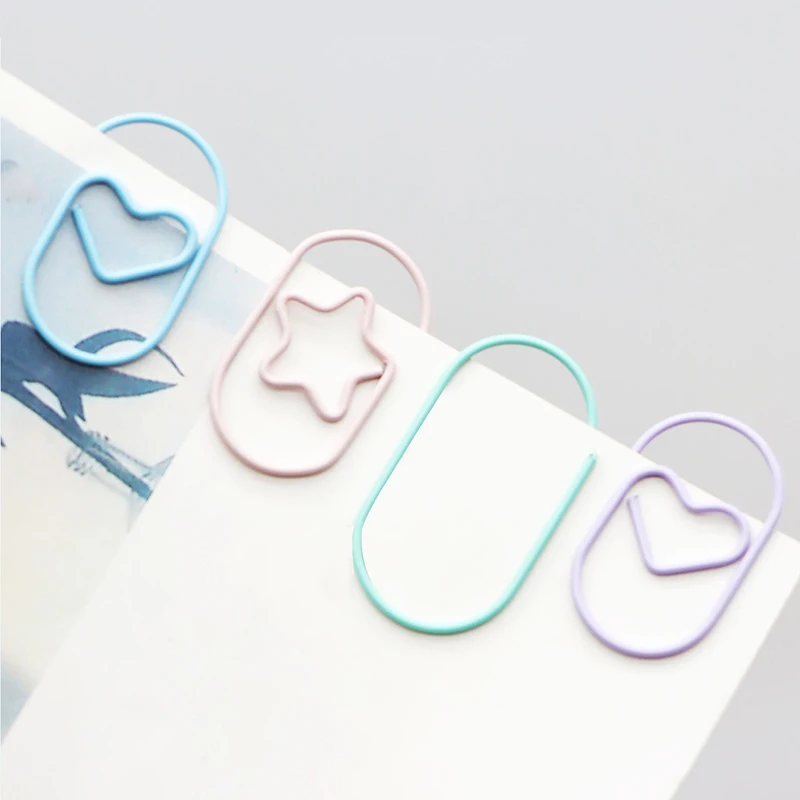Ensemble de marque-pages créatifs, épingles à boucle colorées, grande valeur pour l'argent, parfait pour l'organisation et l'affichage des fichiers, 20 pièces