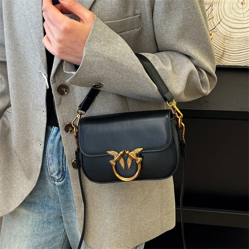 Sac à main hirondelle pour femmes, sac de styliste haut de gamme, sacoche à bandoulière polyvalente, petit sac carré