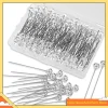 Épingles droites en diamant transparent pour bouquet de fleurs, 200 pièces, épingles de corsage florales de 2 pouces pour accessoires de bouquet de mariage, tendance!