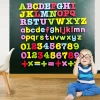Lettres magnétiques chiffres Alphabet ABC 123 aimants pour réfrigérateur en plastique éducatif préscolaire jouet d&rsquo;apprentissage ensemble majuscules minuscules mathématiques