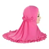 hijabs pour enfants, écharpe islamique pour filles musulmanes, châle doux et extensible pour enfants de 2 à 7 ans, couvre chef turban