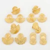 ensemble de bijoux en plaqué or 18 pour femmes, boucles d'oreilles et matiques, design de dubaï, patients africains, bijoux de mariage, cadeau de fête, mode, nouveau