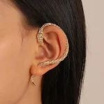 Boucles d&rsquo;oreilles Serpentine exagérées pour femmes, nouvelle tendance, Design Unique, élégant, exquis, léger, luxe, bijoux de fête, cadeau pour personnes âgées
