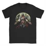 Décontracté a-assassins c-crés Ezio t-shirts unisexe col rond manches courtes vêtements 100% coton haut d&rsquo;été t-shirt