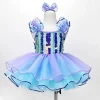 tutu de ballet professionnel classique à paillettes pour adultes et enfants, costume de ballet du lac des cygnes, crêpes, ballerine, robe de danse de fête pour filles et femmes