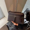 sac à bandoulière chic et célèbre pour femmes, sac à main en cuir, fourre tout pour dames, marque de luxe populaire classique élégant