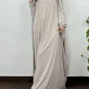 abaya islamique modeste ramadan robe musulmane abayas à capuche à manches longues une pièce prière hijab robe femmes jilbabs caftans turcs