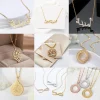 colliers de calligraphie arabe personnalisés pour femmes, collection de bijoux musulmans, cadeau du ramadan, allah, offre spéciale
