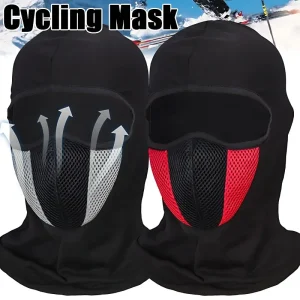 Masque complet respirant pour femmes, cagoule de moto pour hommes et femmes, cyclisme, sport, anti-poussière, coupe-vent, écharpe, couvre-chef