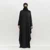 robe de prière une pièce à manches smocks pour femmes, abayas musulmanes, hijab, jilbabs, kaftans à capuche, robe islamique, dubaï, saoudien, modestie turque