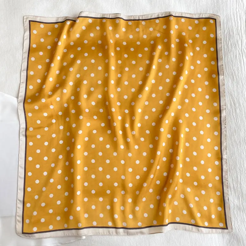 marque de luxe soie carré plaid écharpe femmes satin cou cheveux cravate bande doux travail foulard 2025 nouveau hijab tête femme foulard