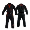 kimono de bjj gis avec rashguard intégré, uniformes de jiujitsu brésilien, costume de taekwondo tkd pour l'entraînement et les matchs