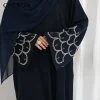 tenue islamique du moyen orient pour femmes musulmanes, robe abaya de luxe, dubaï, modeste, cardigan arabe eid, robe caftan unie, turquie, 2025