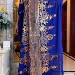 Abaya-Robe africaine en mousseline de soie, grande taille, style ethnique traditionnel, paillettes, printemps, 2023