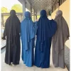 Abaya avec tiens imar pour femmes musulmanes, ensemble 2 pièces, Jilbab, Ramadan Eid Jilbeb, robe longue Hijab, vêtements de prière, tenue islamique de Turquie et de Dubaï Abaya avec tiens imar pour femmes musulmanes, ensemble 2 pièces, Jilbab, Ramadan Eid Jilbeb, robe longue Hijab, vêtements de prière, tenue islamique de Turquie et de Dubaï