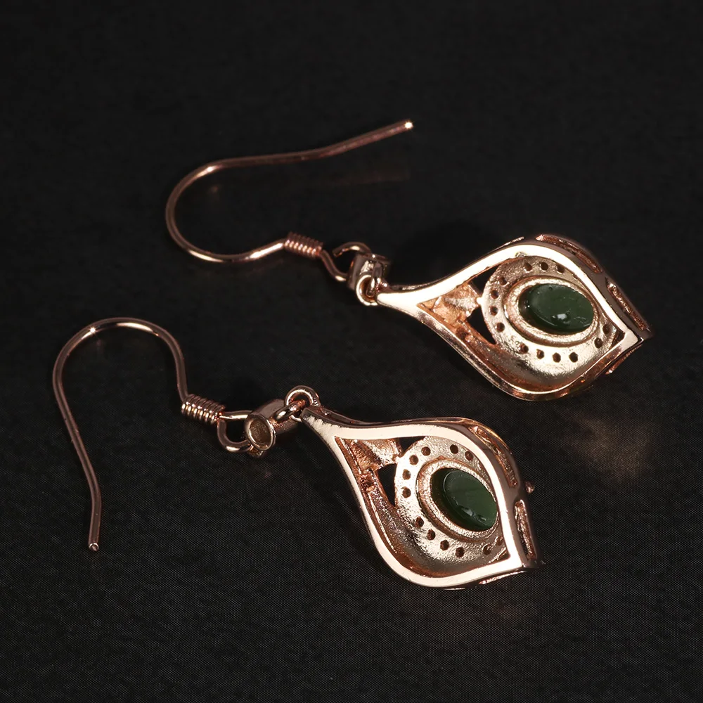 Boucles d'oreilles en argent 925, bijoux en pierre naturelle, Jade, minimaliste, élégance géométrique, pour femmes, bijoux de noël