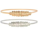 Ceinture corset en métal doré et argenté pour femme, deux documents, ceinture de printemps, belle robe élastique à la mode