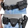 ceinture tactique à boucle en plastique pour hommes, oreilles dorées, ventilateur militaire multifonctionnel, ceinture en toile, ceinture d'entraînement en faux nylon pour l'extérieur