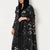 KAF dubaï Abaya luxe manteau de soirée femmes Robe formelle Eid Abaya Ramadan 2025 femme plissé Cardigan à manches longues Trench manteaux