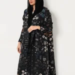 KAF dubaï Abaya luxe manteau de soirée femmes Robe formelle Eid Abaya Ramadan 2025 femme plissé Cardigan à manches longues Trench manteaux