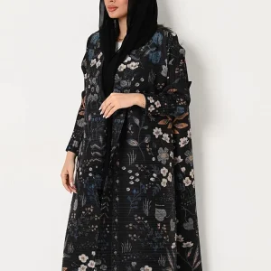 KAF dubaï Abaya luxe manteau de soirée femmes Robe formelle Eid Abaya Ramadan 2025 femme plissé Cardigan à manches longues Trench manteaux