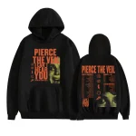 Pierce The Veil Je ne peux pas entendre vous Tour 2025 à capuche hommes femmes Harajuku Hip Hop Rock Punk sweat décontracté polaire surdimensionné à capuche