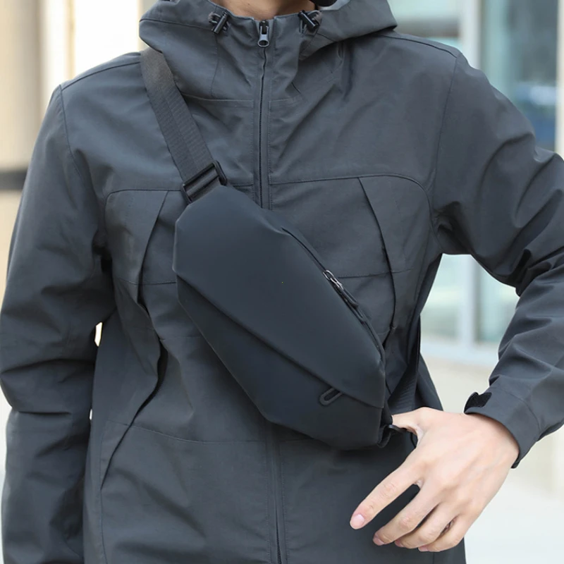 Hommes minimaliste Sports de plein air course Jogging taille sac homme étanche Fanny Pack élégant bandoulière ceinture sac taille sac pour hommes