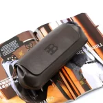 Grande pochette en cuir véritable de vache pour hommes, sacs à main pour garçons, marque de luxe, pocommuniste d&rsquo;affaires, portefeuilles pour hommes, porte-monnaie, nouvelle mode, 2024