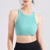 gilet de sport de yoga en forme de i pour femmes, une pièce respirante, fitness, course à pied, haut d'entraînement, soutien gorge pour toutes les saisons