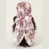 foulard de tête femmes marque de luxe carré 90*90 cm foulard en soie satin bandana cheveux doux foulard hijab foulards de cheveux pour dames