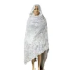 luxueux coton africain broderie hijab meilleur doux chaud cher dubaï écharpe islamique pour les femmes grandes écharpes et châles colorés