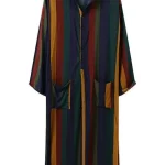 Chemises de nuit rayées à manches longues pour hommes, vêtements islamiques, robes Abaya douces, mode musulmane, zones arabes, saoudien, homme