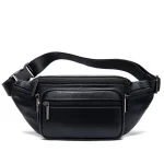 Sac de taille pour hommes, sacs de taille en cuir véritable de mouton, sac banane pour hommes/femmes, ceinture en cuir de vache, sacs de ceinture pour hommes