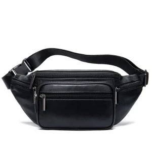 Sac de taille pour hommes, sacs de taille en cuir véritable de mouton, sac banane pour hommes/femmes, ceinture en cuir de vache, sacs de ceinture pour hommes