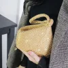pochette de soirée élégante ornée de cristaux, trousse de maquillage compacte en soie douce pour femmes, cadeau de noël luxueux pour sa fête de vacances