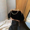 Design de luxe femmes soirée pochette sac à main dîner fête dames petit sac à bandoulière à pince sacs à main rétro femme chaîne sac à bandoulière Design de luxe femmes soirée pochette sac à main dîner fête dames petit sac à bandoulière à pince sacs à main rétro femme chaîne sac à bandoulière