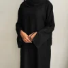 robe musulmane abaya plaine fermée pour femmes, robes turques de luxe de dubaï, vêtements islamiques, kaftan, ramadan eid