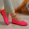 femmes chaussures plates bout pointu chaussures plates femmes couleur unie sans lacet design décontracté respirant femmes mocassins chaussures confortables taille 36 43