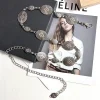 ceinture de concho en métal pour femme, vêtement de cowgirl, pays de l'ouest, ajustable pour chandails, robes et jeans, 1 pièce