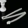 chaîne de taille en perles pour femmes, ceinture élastique incrustée de diamants avec décoration de taille, ceinture fine, ceinture élastique perlée