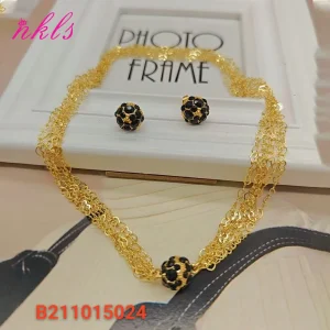 Ensemble de bijoux couleur or, pendentif magnétique, boucles d&rsquo;oreilles, collier, cadeau romantique pour amoureux, fête pour femmes et filles, usage quotidien