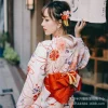 mode tendances nationales femmes sexy kimono yukata avec obi nouveauté robe de soirée japonais cosplay costume floral kimono femmes