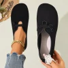 2025 nouveaux appartements rétro – mocassins peu profonds pour femmes, styles de couleur unie décontractés et confortables, bases polyvalentes au quotidien