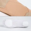 chaussures de ballet pour femme, pantoufles en tissu artificiel astique, baskets plates, griffe de chat, semelle souple