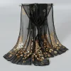 Écharpe bronzante paon 170cm x 60cm, châle élégant et fin et respirant pour femmes, protection solaire coupe-vent, serviette de plage de voyage