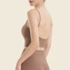 fashion sports bra women ushaped design with back hollow makes sports comfortable and charming seamless vest
